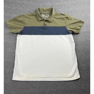 Desert Dunes Men's Color‎ Block Polo Shirt Size Large